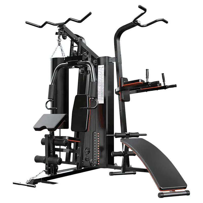 Professional Multi Station Commercial Home Gym Equipment Multi Station 3 Station Gym Equipment