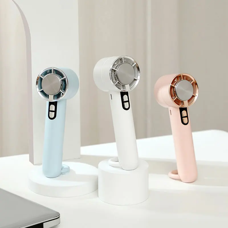 2025 Newly High-speed 3000mAh Table Stand Rechargeable Fan Outdoor Usb Mini Cold Compress Handheld Fan