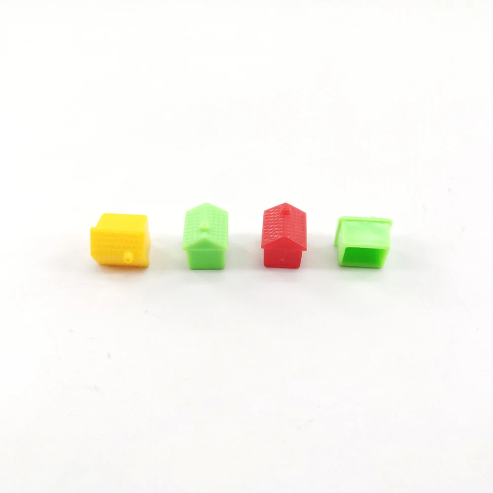 Plastic Toy Building Cubby House Custom Board Game Accessories Tokens Playing Pieces