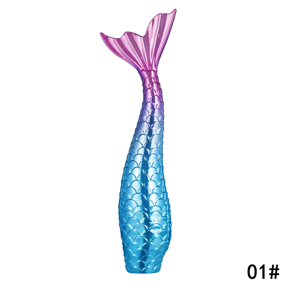 
Stock ready to ship 3g Empty Lip Gloss Tube Container Round mermaid design Lip Gloss Mini Tube 