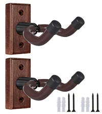 Metal OEM Hot Sale +sponge Guitar Hanger Hook Wall Mount Stand Logo