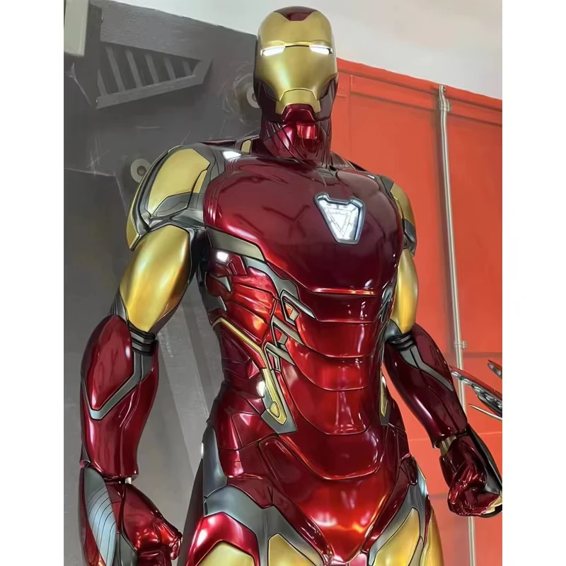 Фигурка Marvel в натуральную величину статуэтка из смолы MK85 статуи Железного человека 1/1 Hero скульптура для украшения