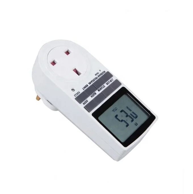 Electronic Digital Timer Switch EU UK AU US FR Plug Kitchen Timer Outlet Programmable Timing Socket 220V