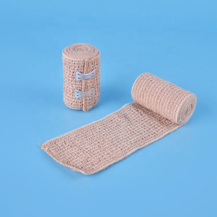 Shaoxing manufacture medical hospital 100 yard comfortable elastic gauze rolls bandage