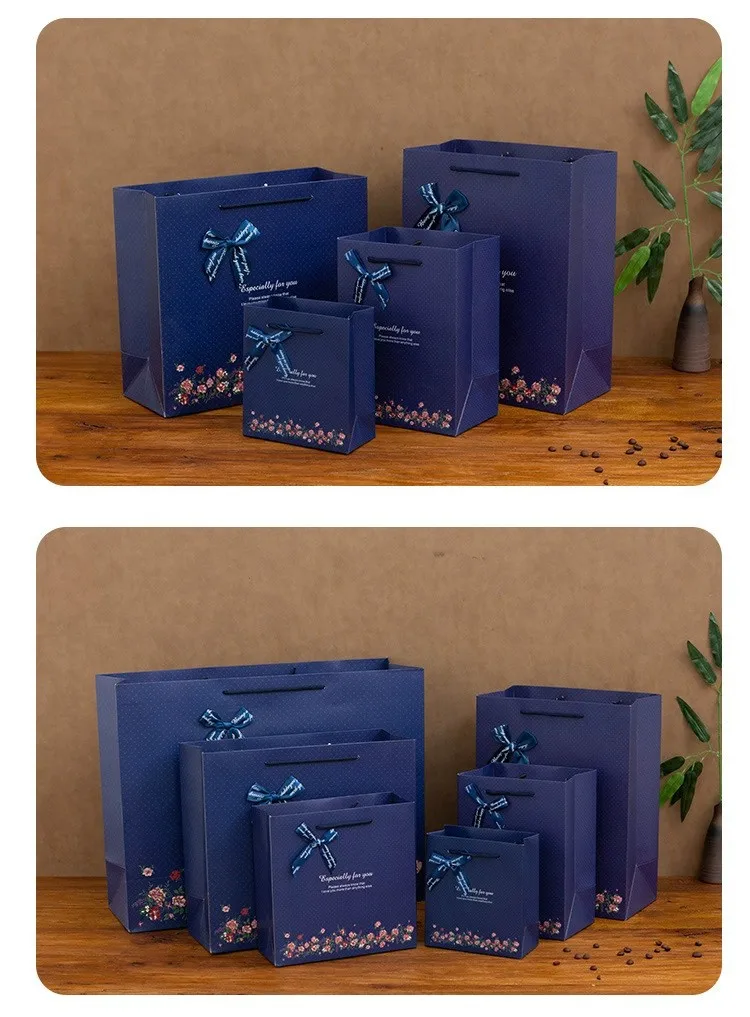 LOW MOQ Custom Logo Luxury Paper Shopping Gift Bag Paperbag For Clothing Store