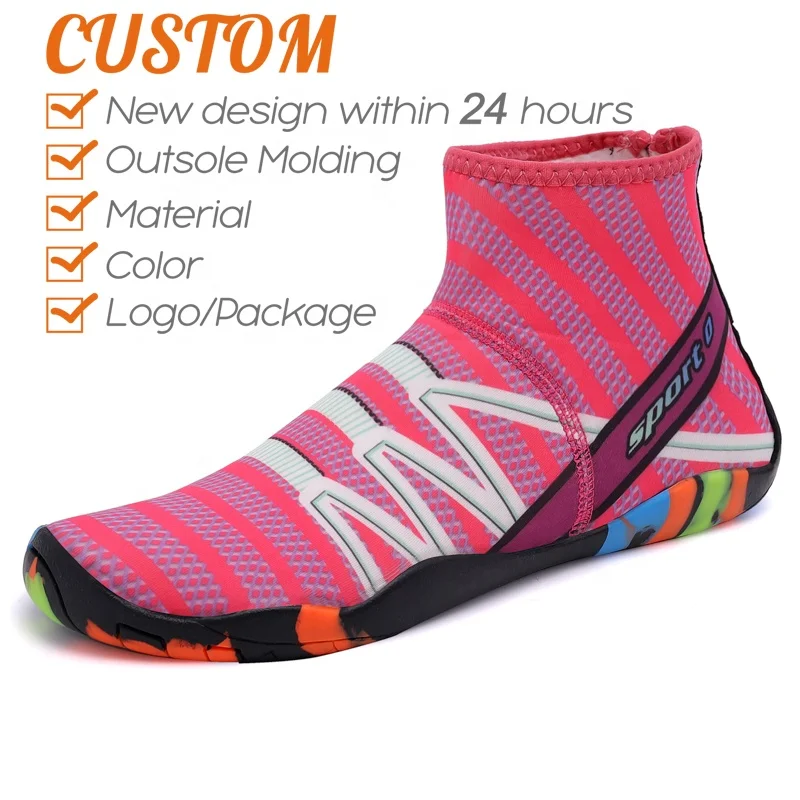 Quick Dry Non-Slip Beach Swimming New Design Yoga Fitness Zapatos De Agua Water Shoes Unisex Aqua Socks