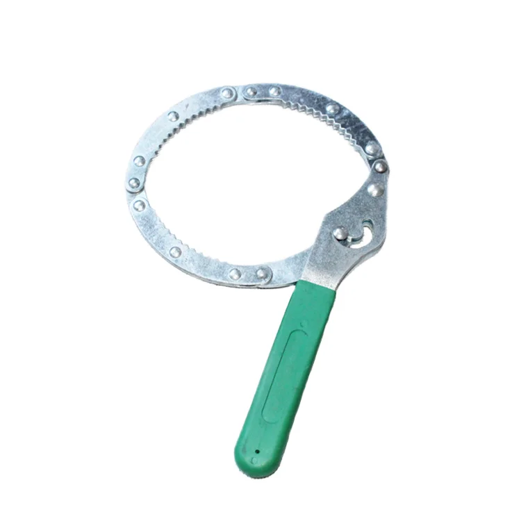 Adjustable Size Steel Wrench Set Oil Filter Ratchet Chain Wrench for Cars Automatic Factory Product OEM Customization Support