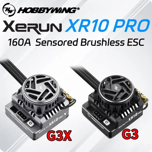 HobbyWing XeRun XR10 Pro G3 G3X 160A/1200A сенсорный бесщеточный ESC для 1/10 радиоуправляемая модель автомобиля Багги гоночные грузовики