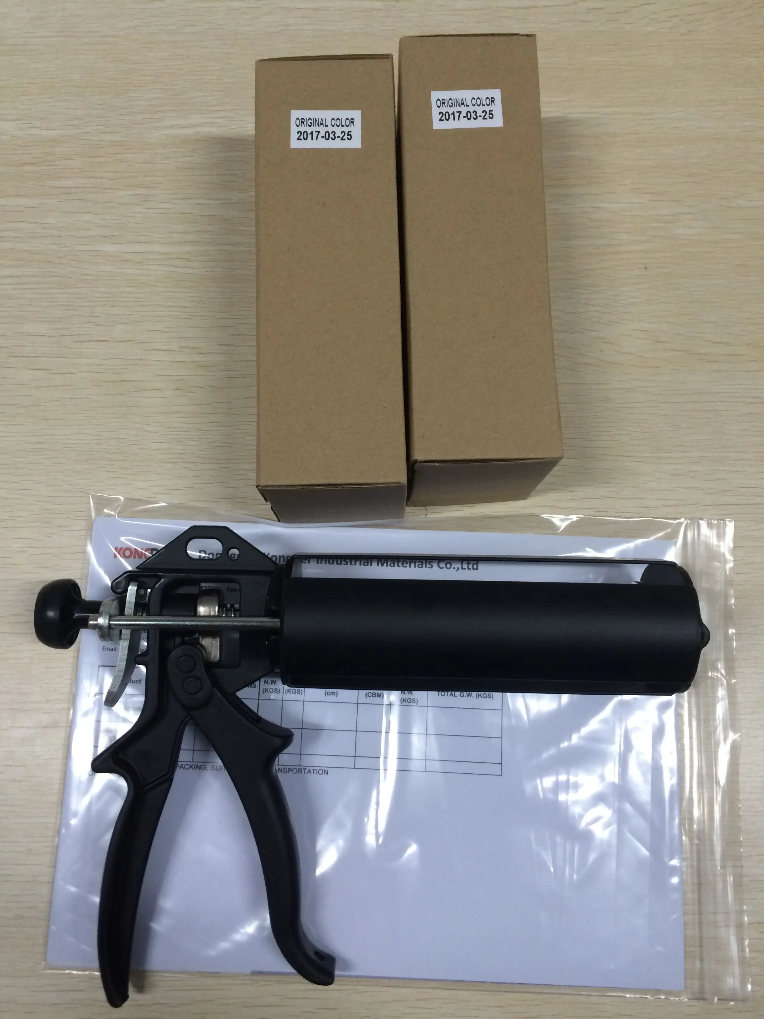 250ml Double Component Tube Manual Glue Gun for Adhesive Kitchen Countertops Joint Processing