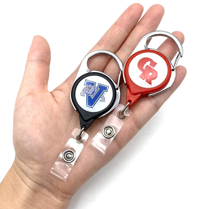 YYX  Name YOYO Reel Round Office School Retractable Badge Holder ID reel