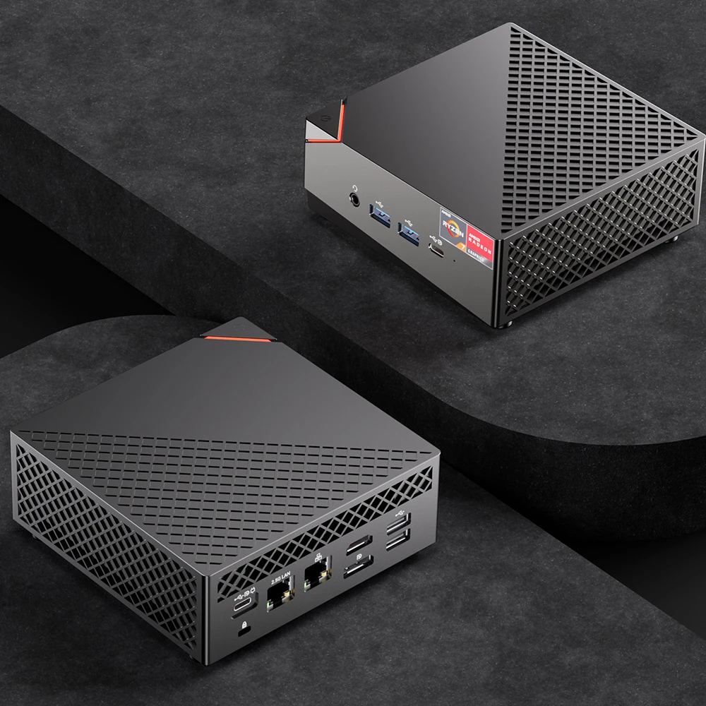 TOPTON NUC AMD Mini PC Ry-zen 7 5800U 3750H Vega Graphic 2*DDR4 NVMe SSD  3x4K HTPC WiFi BT barebone Desktop Gaming Computer