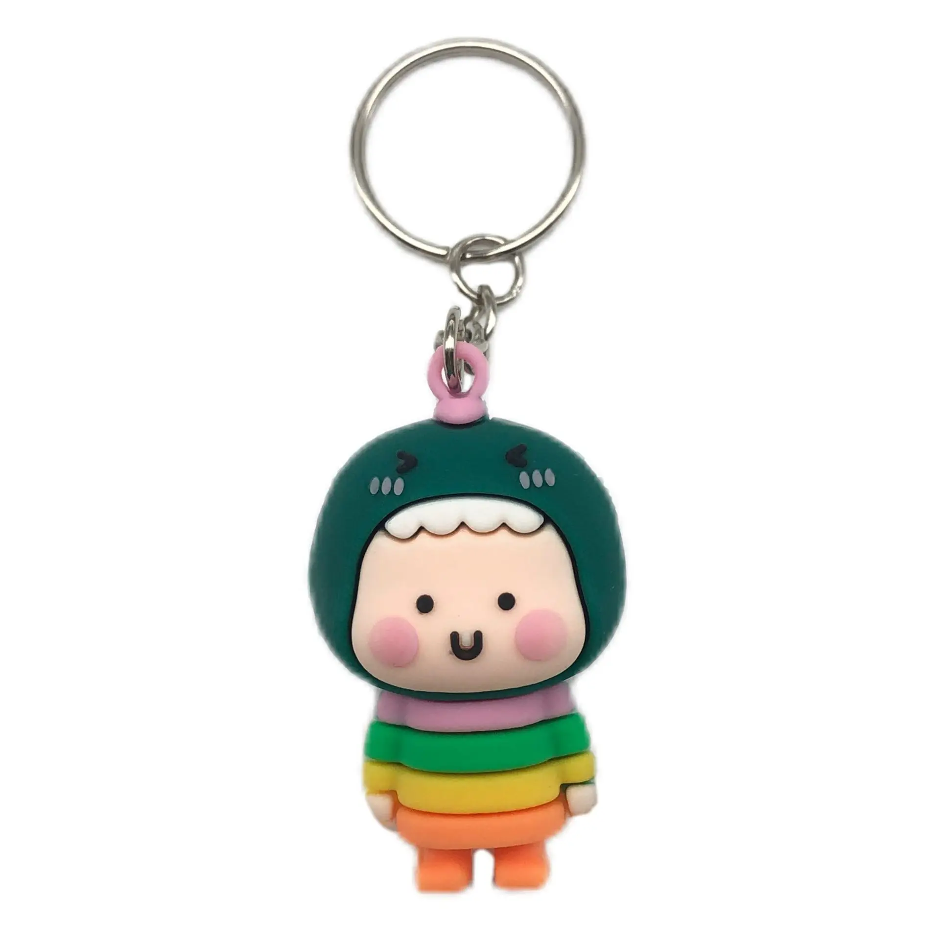 Anime Figure Custom Rubber Keychain 3D Pvc Key Chain Customize Colorful Charm Soft Hard Cartoon Pendant NO NOQ Wholesale In Bulk