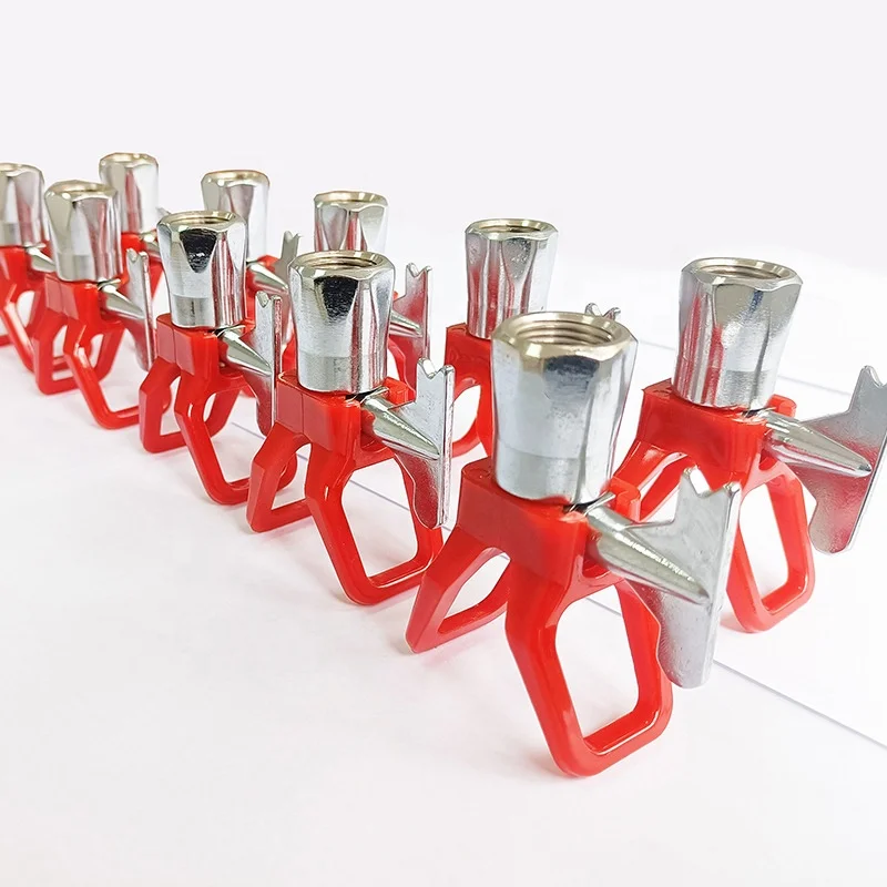 newest wear-resistant pneumatic alloy paint spray nozzle column rotation tip