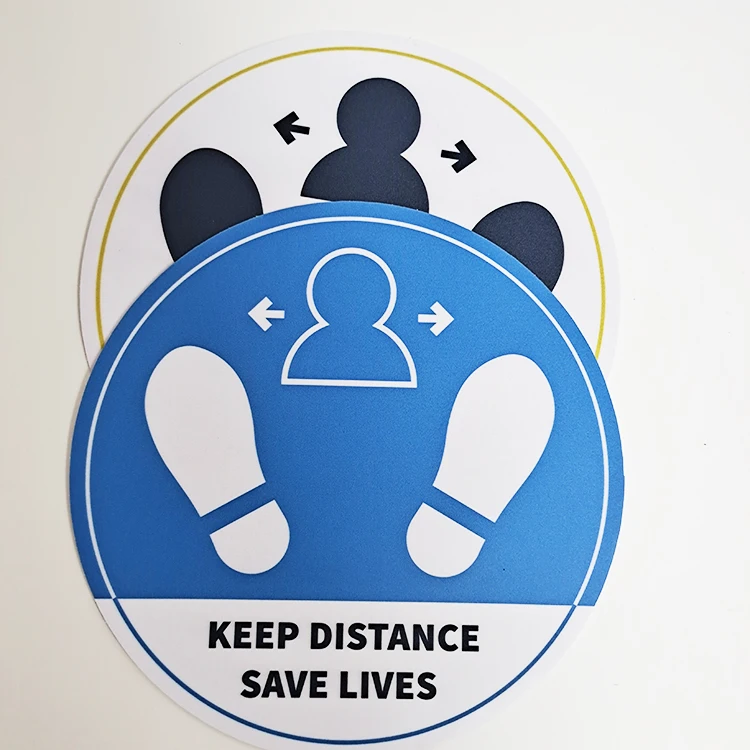 Social Distancing Floor Decals Stickers 10 Pack Safety Sign 11