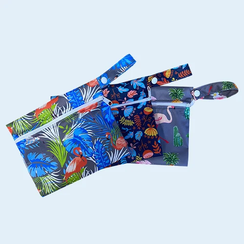 Washable Wet Bag Portable Sanitary Pads Storage Bag Reusable Sanitary Pad Pouch