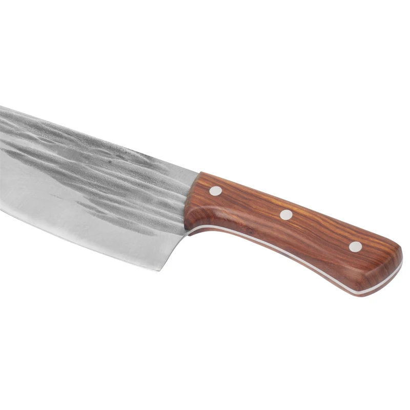 High Quality 7.5 inch Skarde Slaughter Cutter Cutting Steel Meat Cleaver Kitchen Knife Retro Butcher Knife Hand Forged Knife