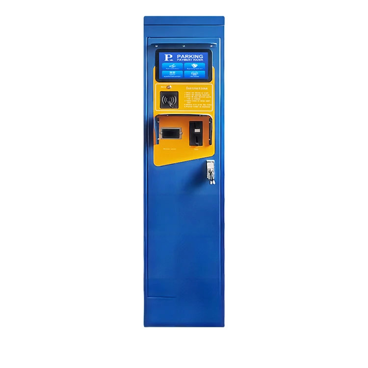 Manufacturer New Upgrade Parking Payment Machine Customized Cash Accept Ticket Vending Parking System Car Park Paying Machines