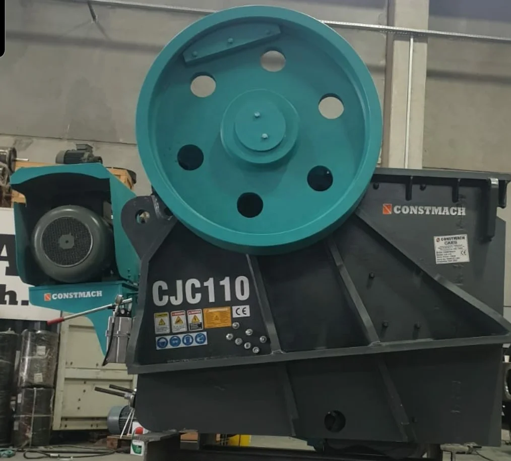 250-300 tph CAPACITY PRIMARY JAW CRUSHER, TOP QUALITY, 1.100 x 850 mm OPENING SIZE FOR SALE