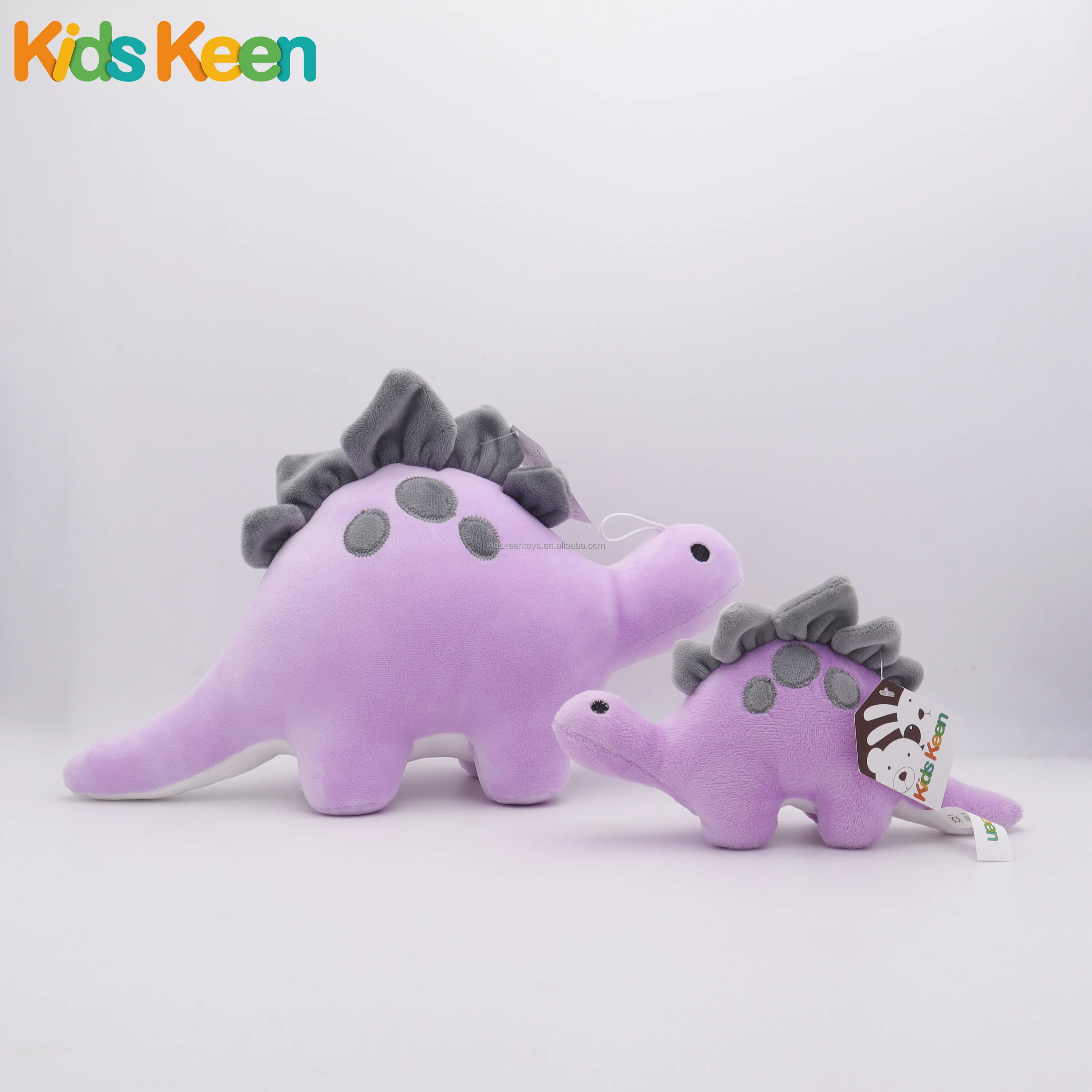Stegosaurus stuffed animal toys custom made doll Stretch super soft fabric in many colors lilligant plush toy dinosaur