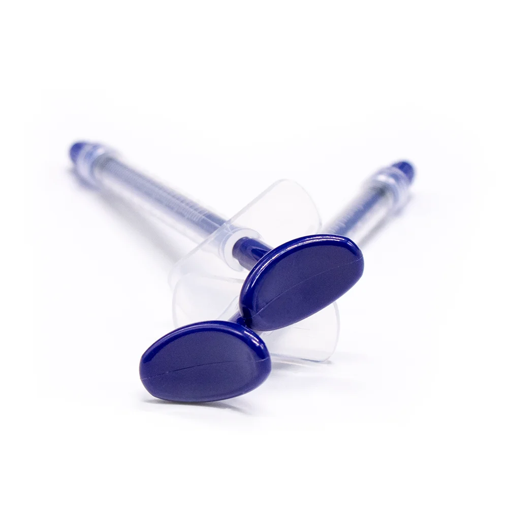 Cheap price and good quality blue medical dental 1ml pp plastic syringe easy to use