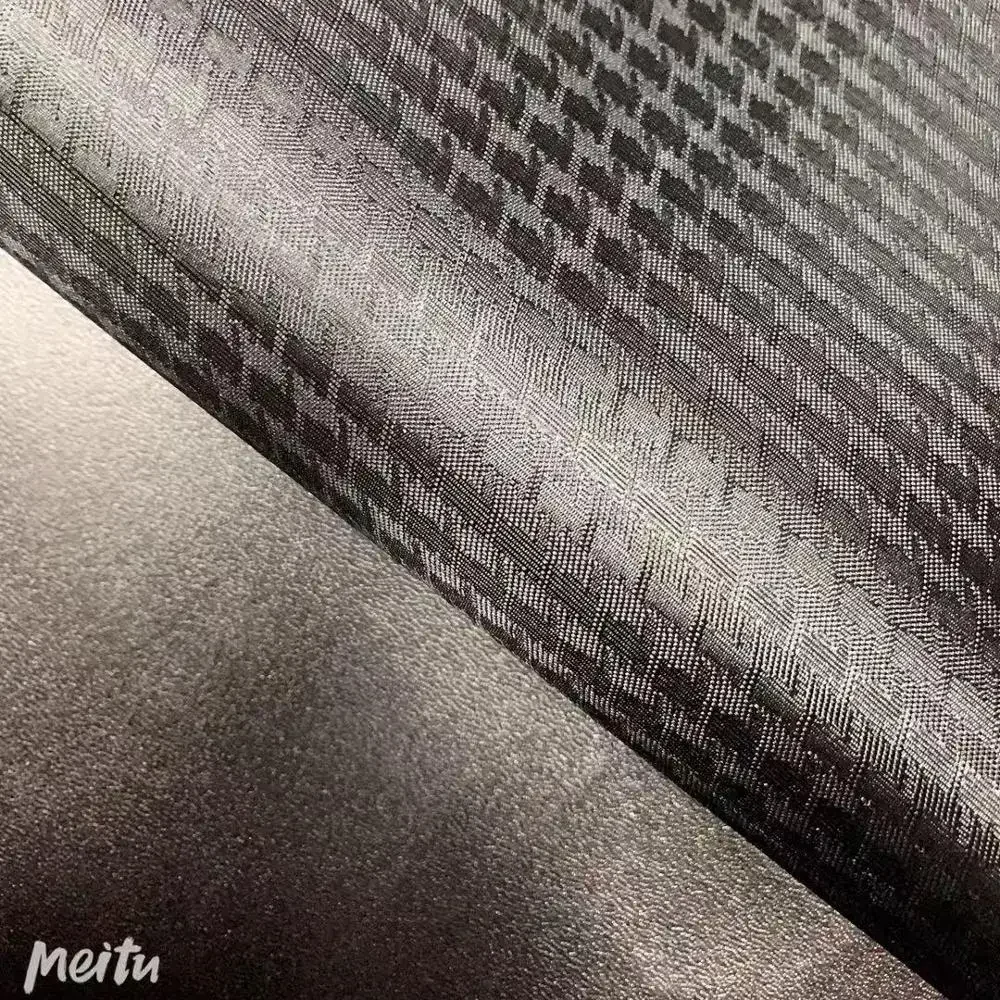 Wrinkle Resistant Fabulous 150D Oxford Random Jacquard Oxford Solid Dyed PVC Foaming Polyester Fabric for Luggage/Bag Fabric/Car