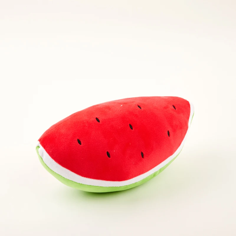 Watermelon Stuffed Washable Plush Play Food Fruit Cartoon Figures Toys