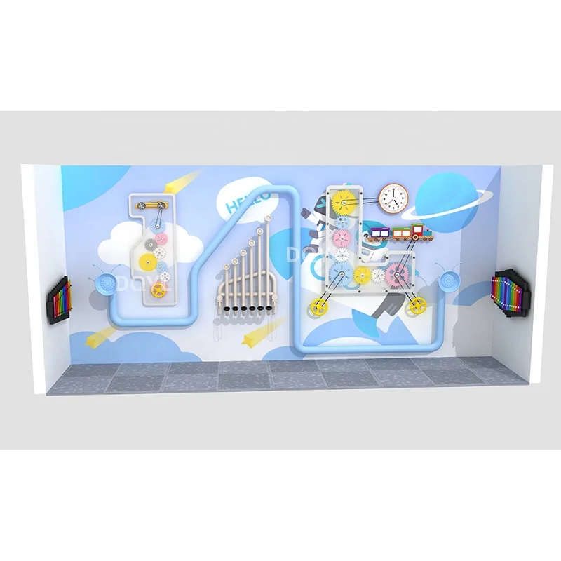 Kids interactive wal Toys Games New Indoor Playground Educational Wall Ball Game Interactive ball pit walls