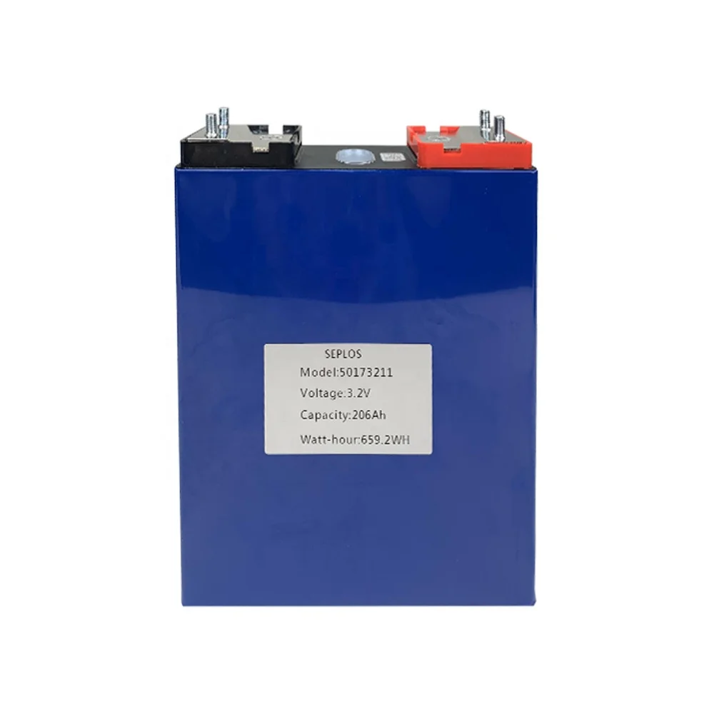 Seplos LiFePO4 3.2V 206Ah Lithium Chargeable Battery Prismatic Cell For Electric Cars