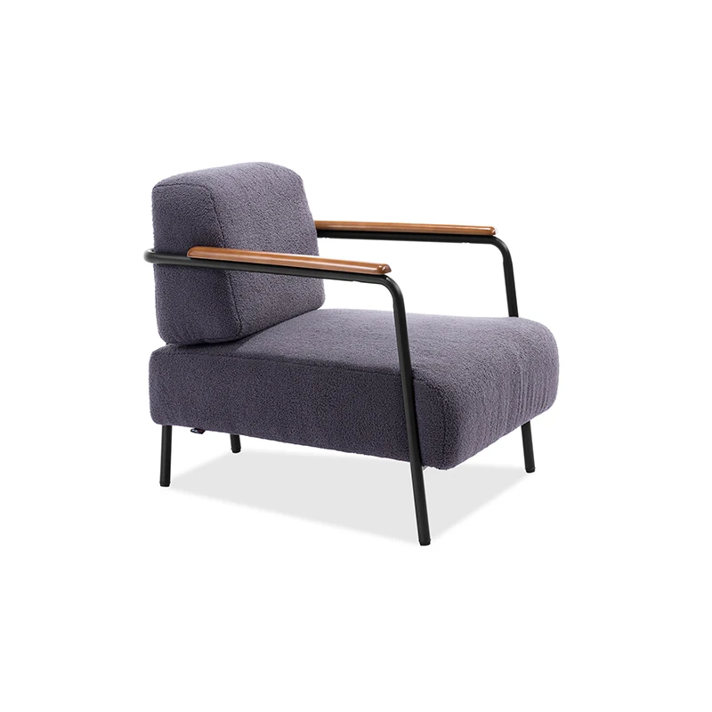 RAINBOW 2021 Modern Style  Living Room Furniture Soft fabric Leisure Chair Nordic Lazy Sofa Chair