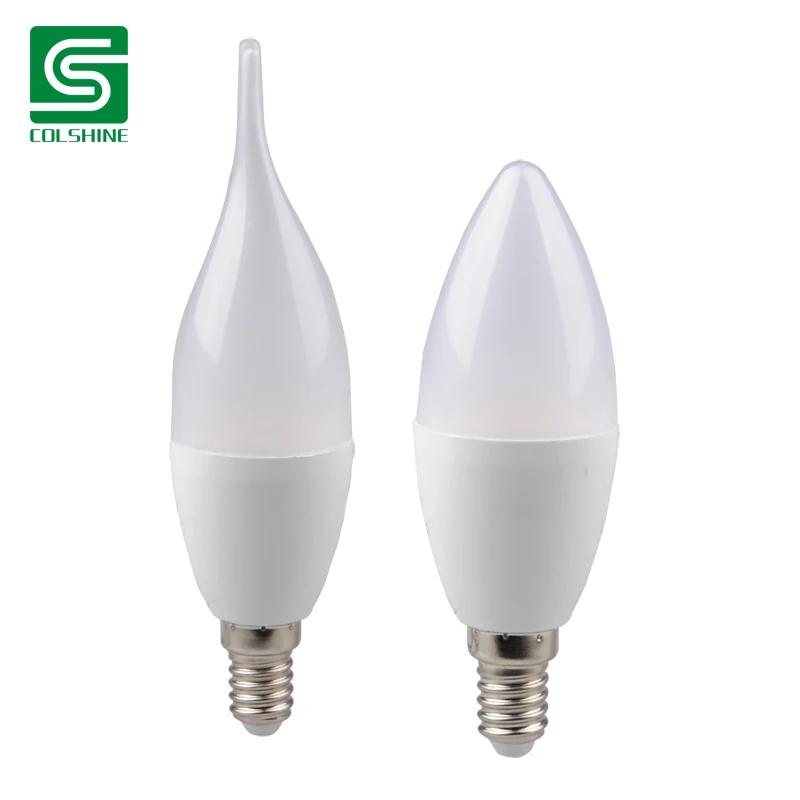 E14 LED bulb soft white plastic aluminum housing with CE LVD RoHS certificate