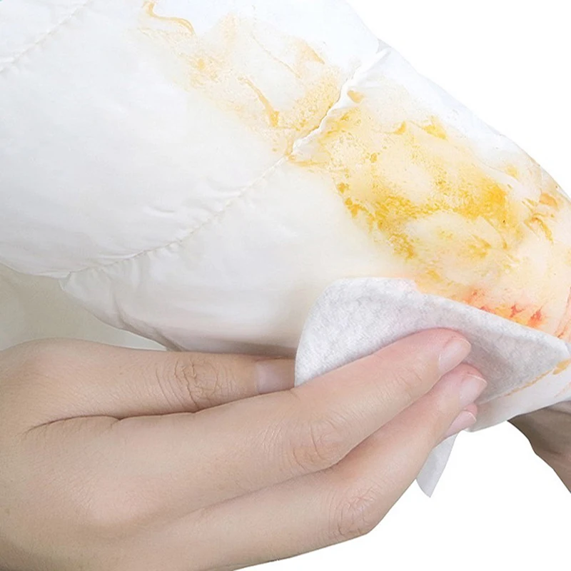 Wholesale Custom Individually Wrapped Laundry Cleaning Wet Wipes Stain Remover Wet Wipes for Clothes Shout Wipe And Go