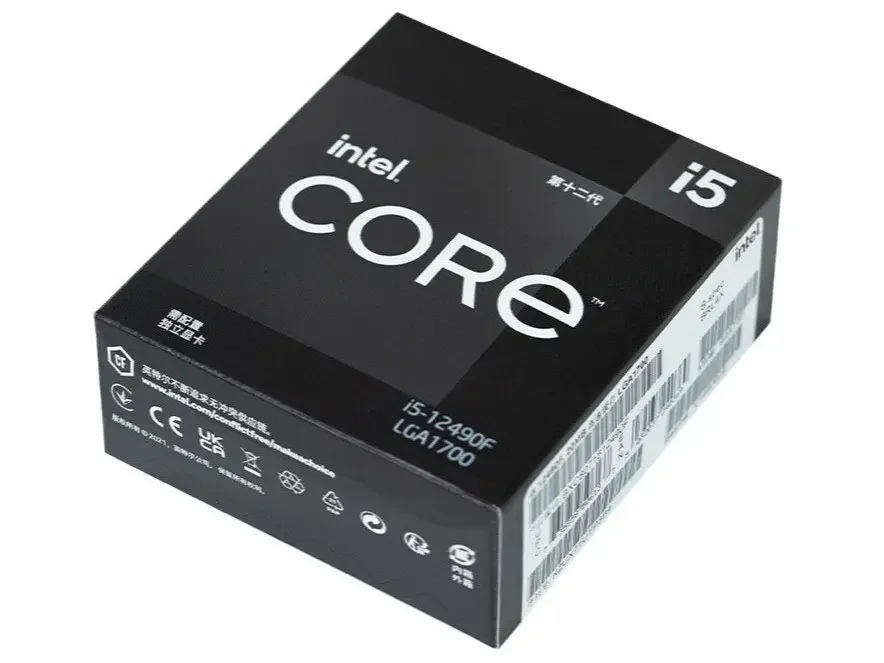 Original Brand New And High Performance Desktop Processor 6 cores 12 Threads LGA1700  In-tel Core i5-12490F