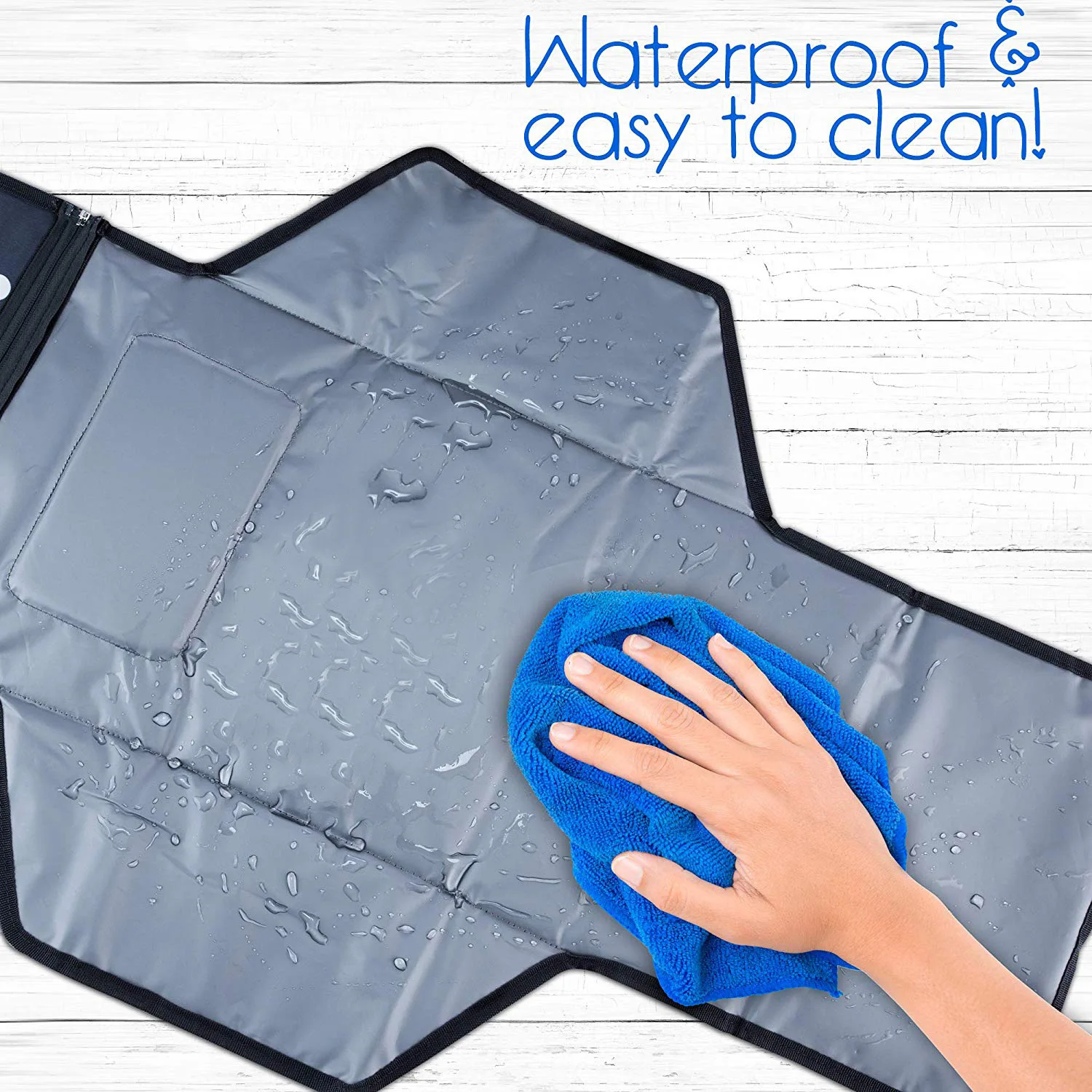 IVY Supply Wholesale Price Foldable Baby Changing Mat Bag Waterproof Outside Travel Portable Changing Pad