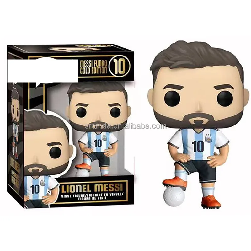 Sromda Hot Selling Sports Vinyl Figure LIonel Messi Funkos POP PVC Action figure  Collection Model Toys