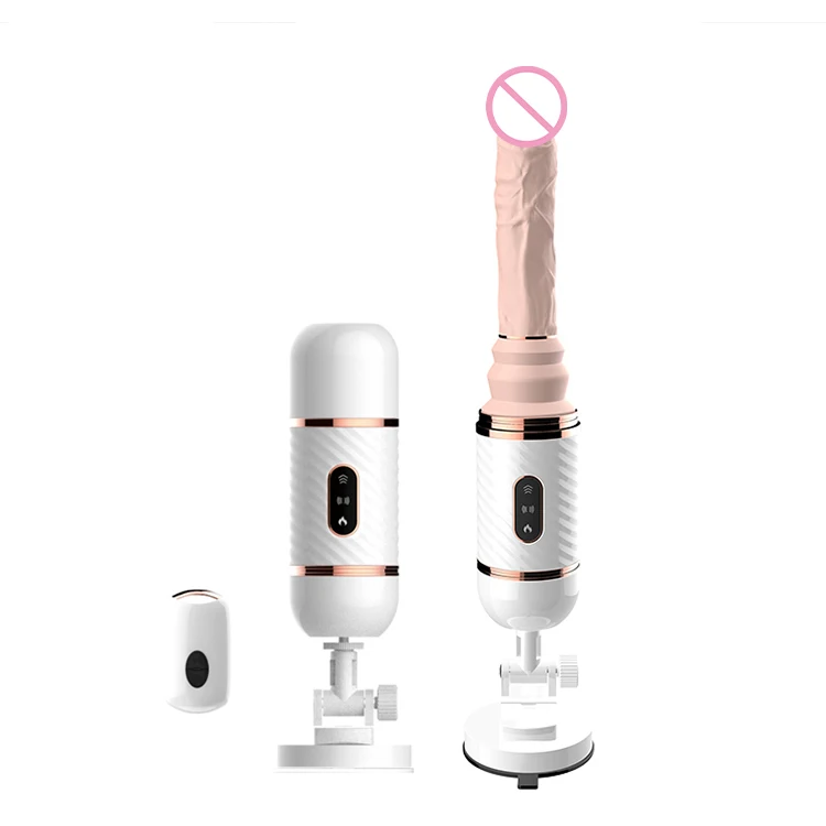 Hot Girl USB ElectricThrusting  Rotation Vibrating Head Large Pussy Up Down Dildo Vibrator  For Women