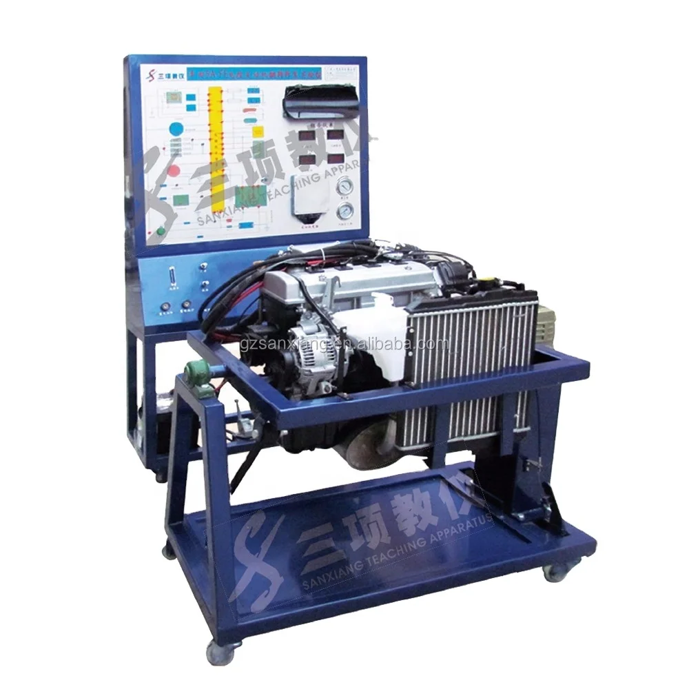 Automotive Training Equipment Teaching Attachments Electronic Controlled Engine Test Bench for School