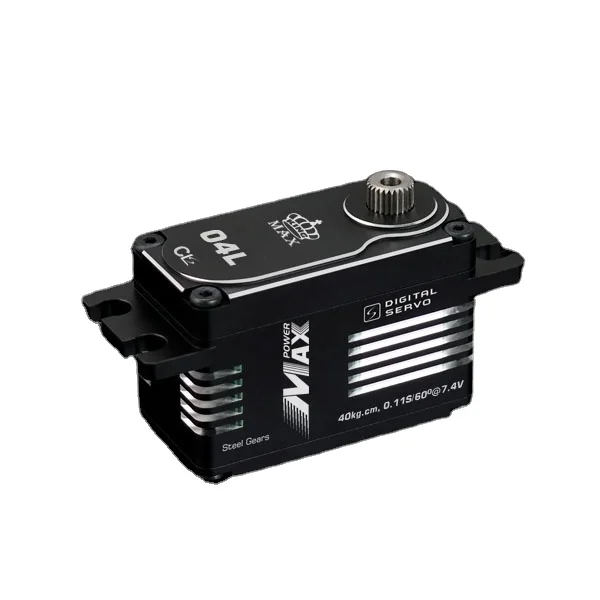 Kingmax CLS04L 64g 40kg digital steel gears low profile servo