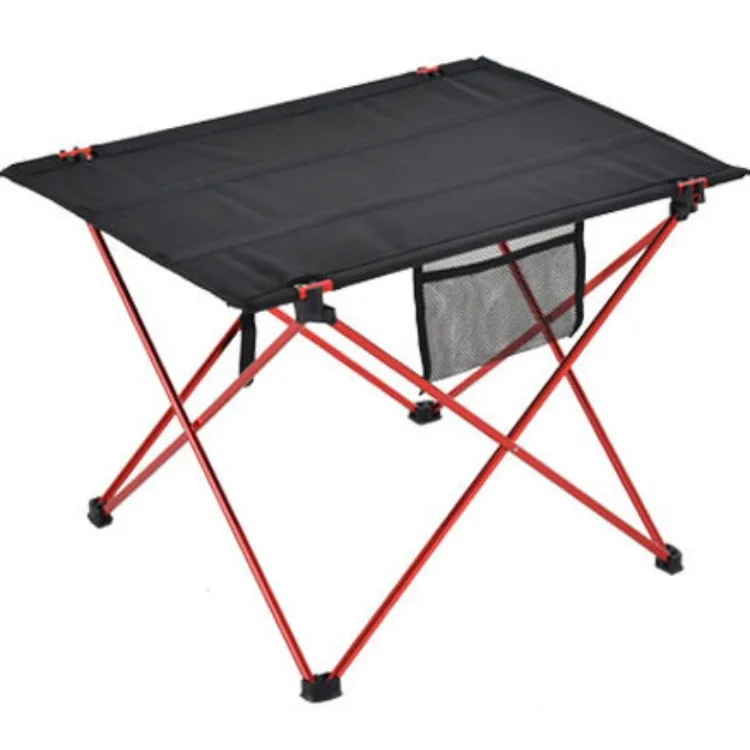 Super lightweight folding table outdoor picnic table furniture aluminum frame fabric table