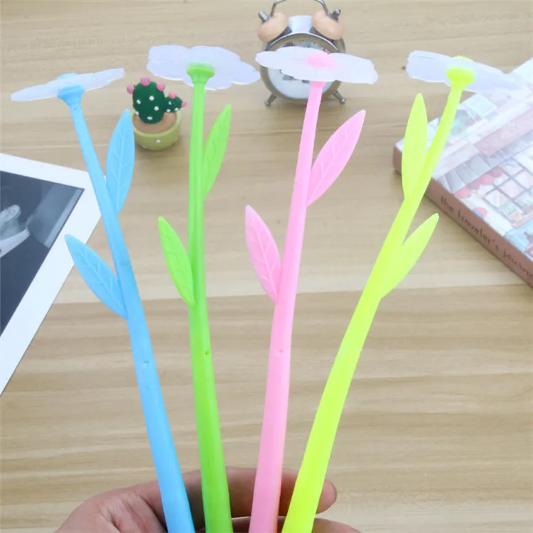 Professional Made Good Gifts Cute Flower Creative Office Supplies, Sun Changing Flower Roller Ball Pen