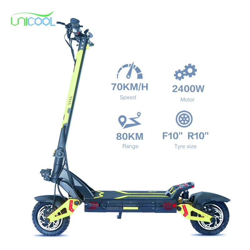 Unigogo Unicool G3 Pro Patinete Electrico 60 В 20 А/ч аккумулятор высокой скорости 75 км/ч 2 ступицы складной электрический скутер 2000 Вт