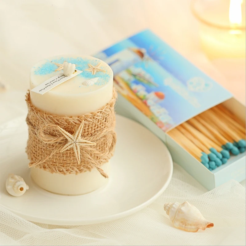 Luxury Solid White Soy Wax Pillar Candle for Church Religious Wedding Graduation & Home Decor Diwali Christmas Made Coconut Wax