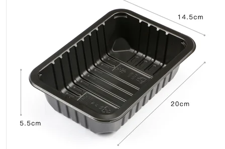 Food Grade and High Quality PP Plastic Food Meat Poultry MAP Tray for Storage Food Keep Fresh