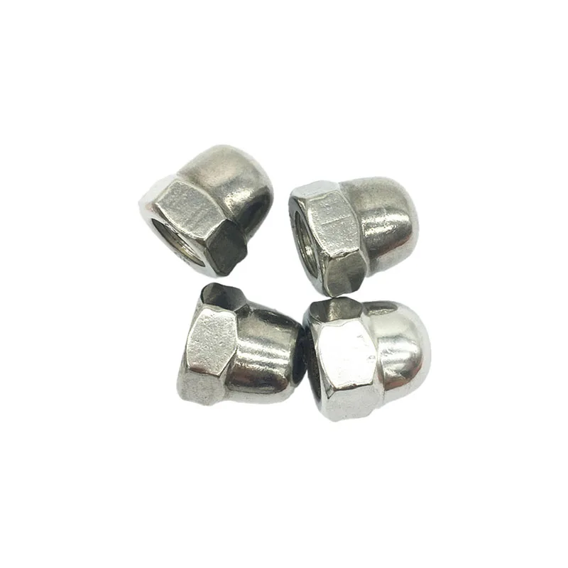 Прямая Продажа с фабрики M10-20 din 1587 SS304 316 купольная гайка из