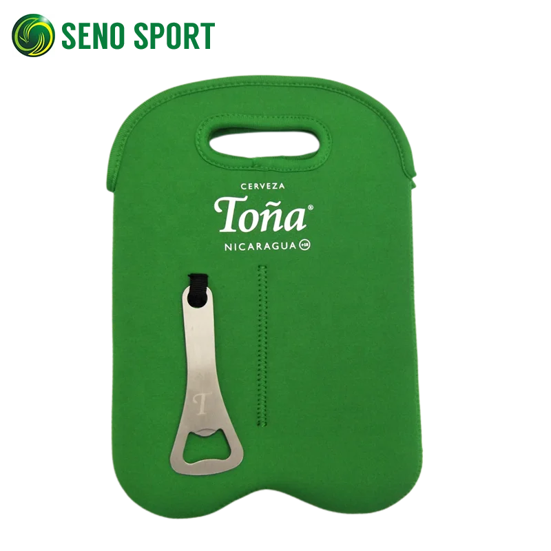 New Style Neoprene 4 Pack Beer Bottle Holder With Bottle Opener