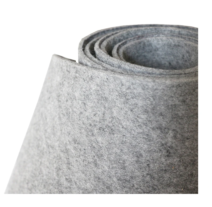 Custom Size Length Wear-Resistant 1mm/2mm/3mm For Tote Bag Factory Wholesale Wholesale Felt Fabric wool for needle felting 1 kg