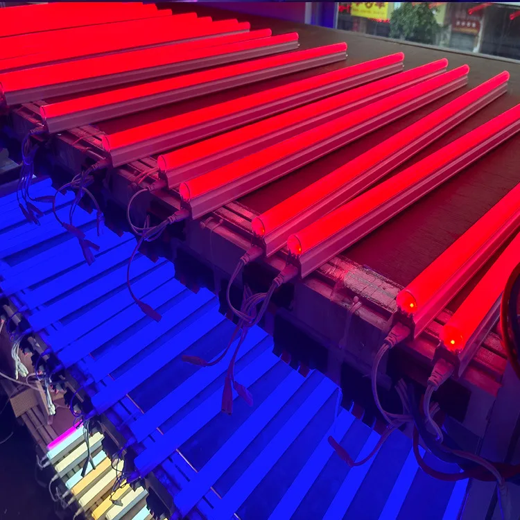 0.9m 0.6m 1.2m Pink Red Blue Green T5 T8 RGB LED Tube Light
