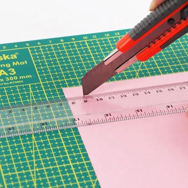 Popular Colorful Plastic Cutter Knife With One Hidden Refill