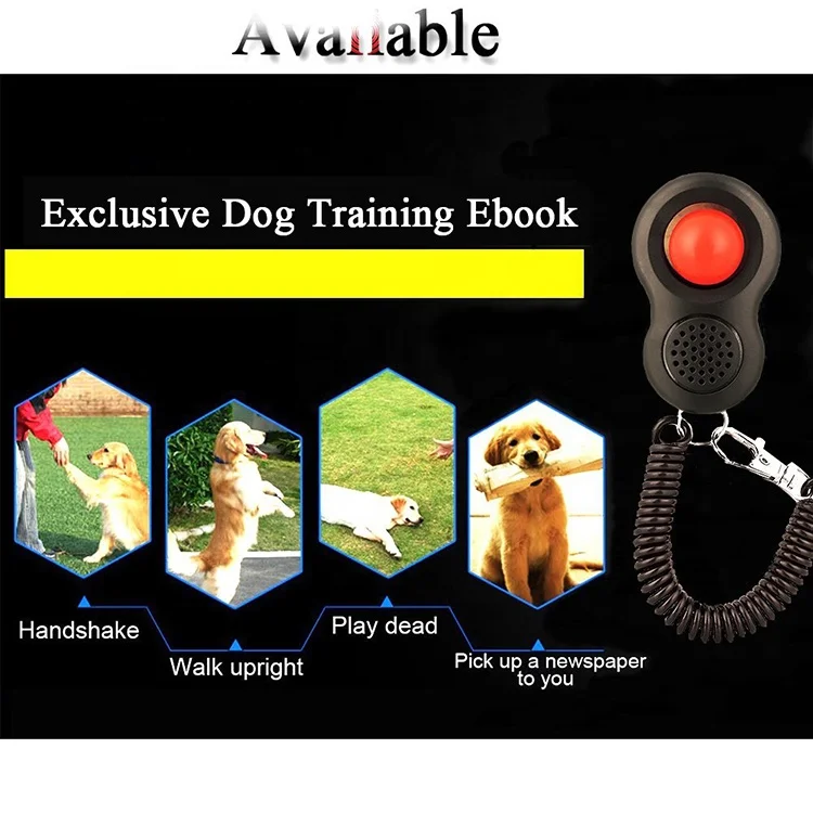 2020 NEW UPGRADE Pet Product Custom with Wrist Strap Kit I-click Dog Training Clicker