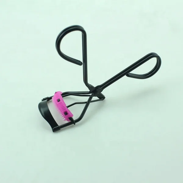 Professional Cosmetic Makeup Tools Carbon Steel Eyelash Curler with Comb Clip