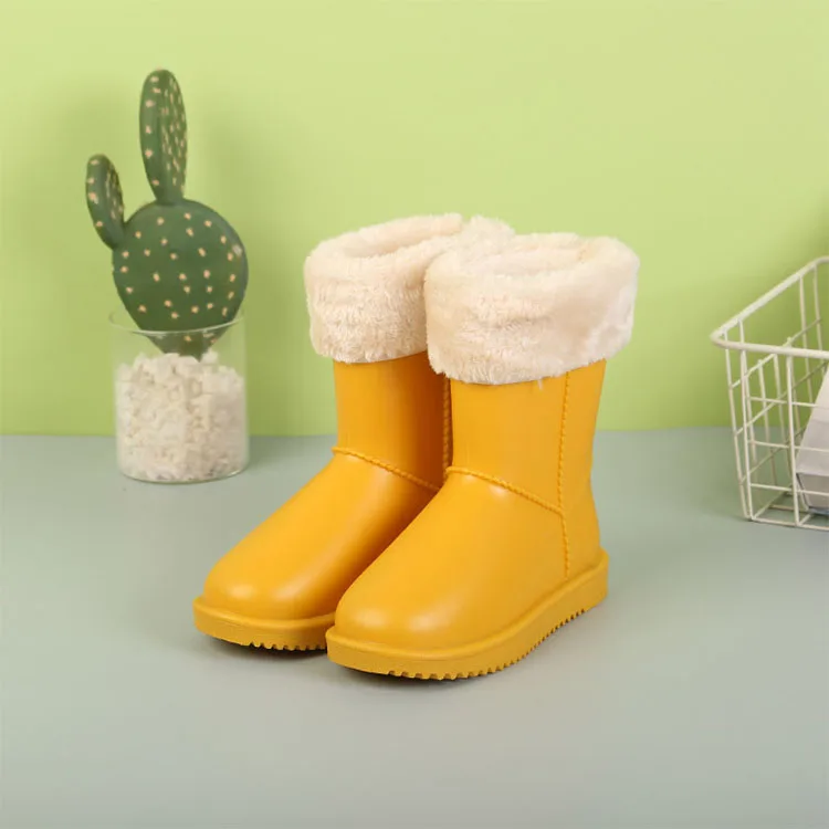 Good quality fashion outdoor boot plush snow boots designer boots kids